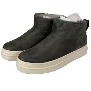 New Urban Sport by J/Slides Grey Suede Luxe Anke Boot Size 7.5 Sneaker Bootie